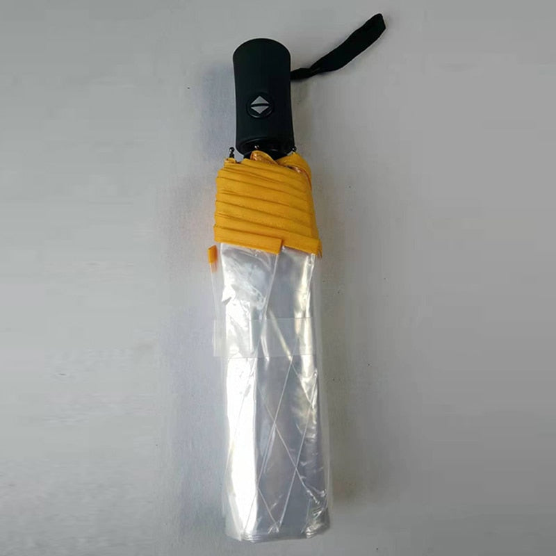 Parapluie de poche transparent