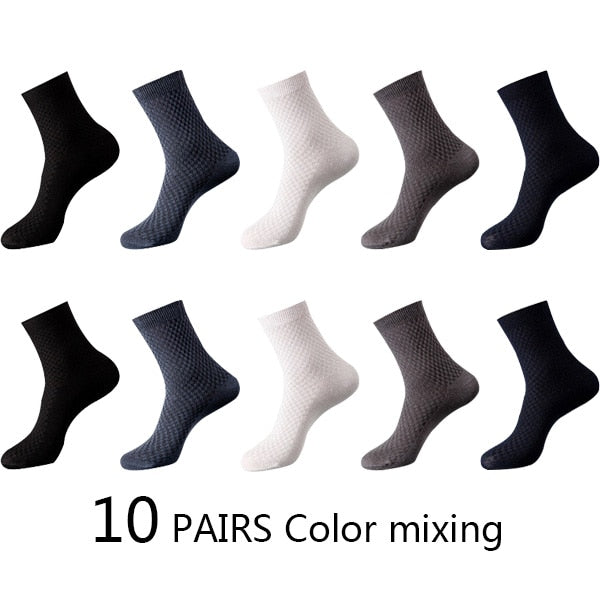 NOUVEAU - Chaussettes Fibre de Bamboo - Lots de 10 Paires
