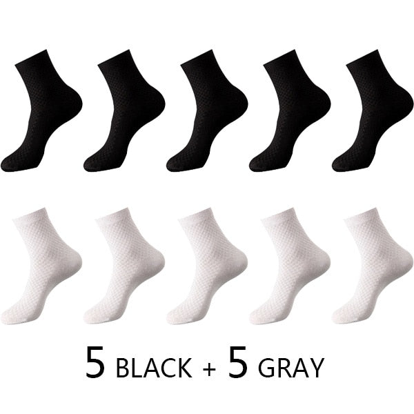 Chaussettes Fibre de Bambou - Lots de 10 Paires