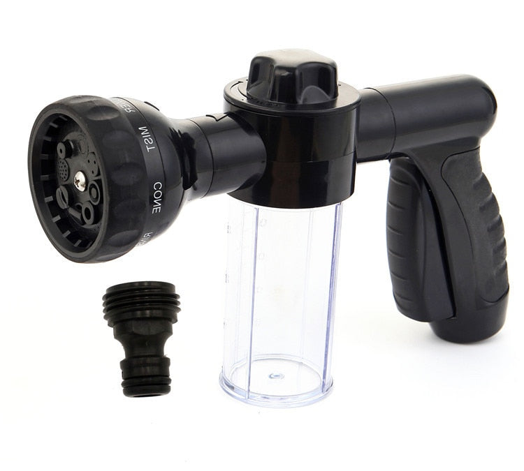 Pistolet de nettoyage à haute pression avec réservoir à mousse
