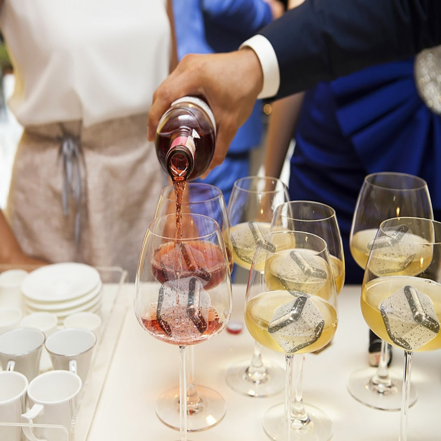 Glaçons en acier inoxydable