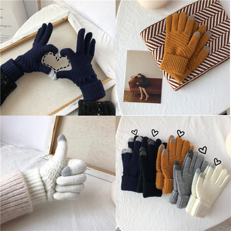 Gants en Laine Tactiles