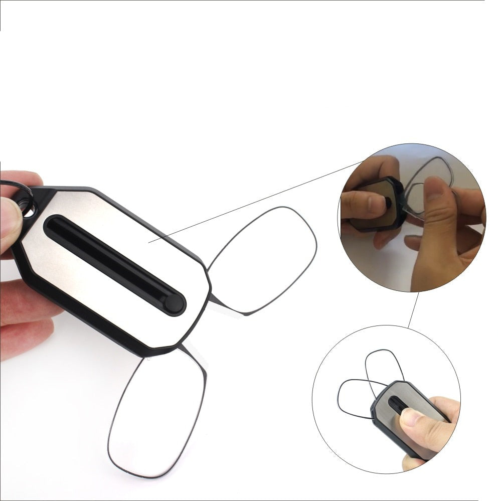 Lot de 3 portes clés lunettes de lecture