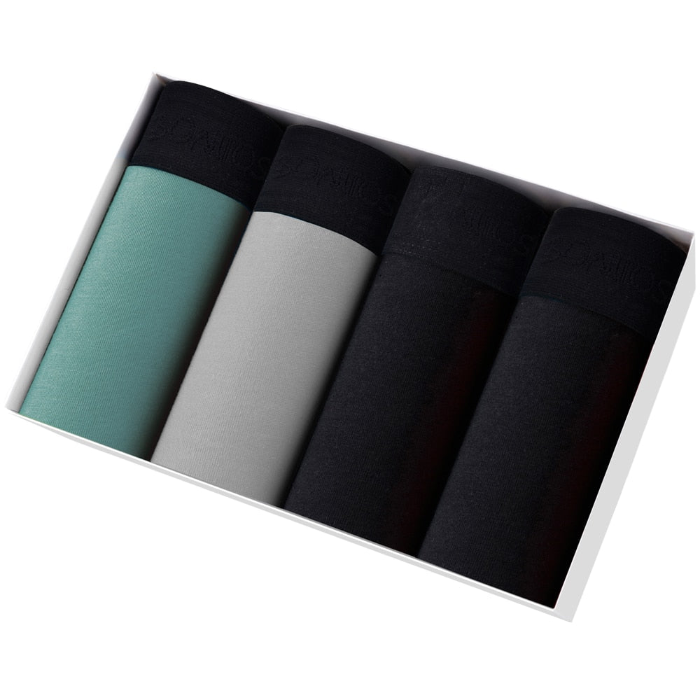 Lot de 4 Caleçons 95% Coton