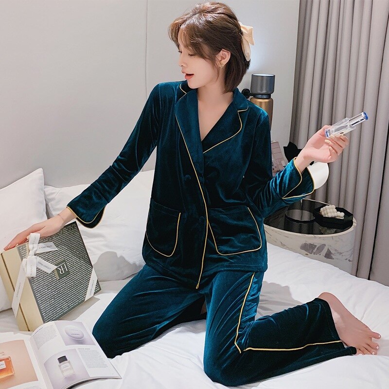 NOUVEAU - Ensemble Pyjama en Velours