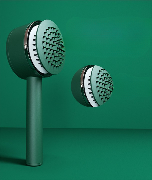 Brosse à cheveux auto-nettoyante