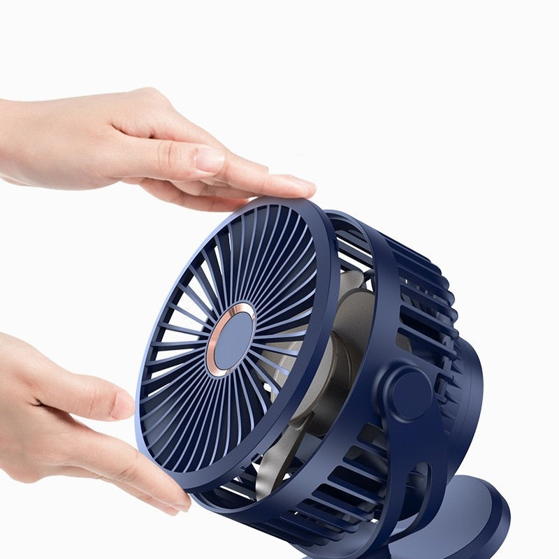 Mini Ventilateur sans fil à clipser