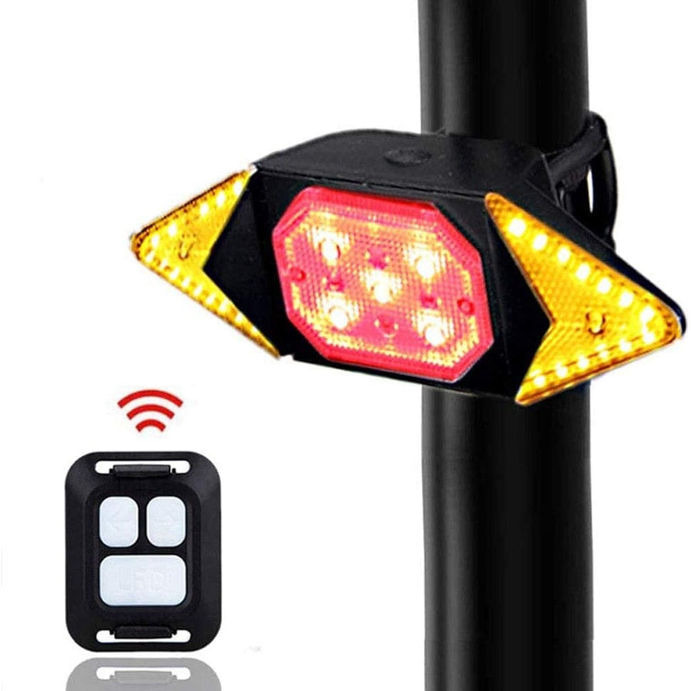 Feu arrière de vélo avec télécommande