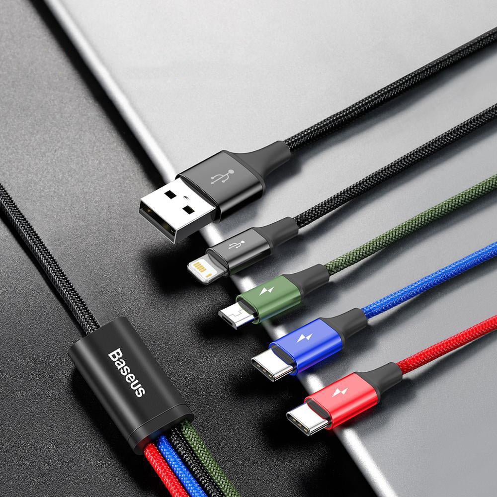 TOP VENTES - Câble tressé 3 en 1 ultra résistant