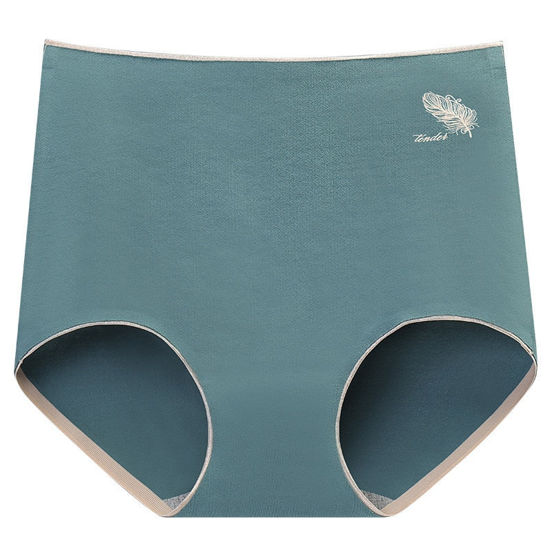 Culottes Hautes en Coton Sans Coutures