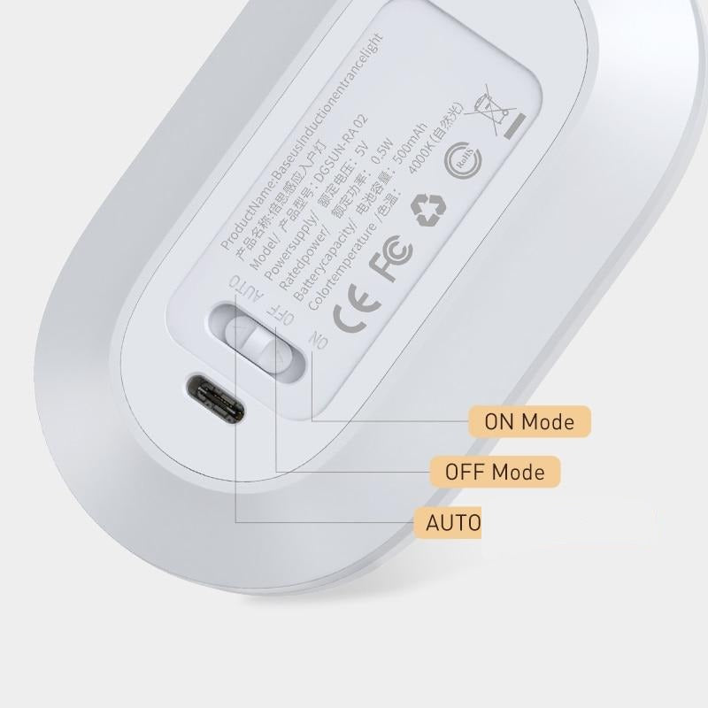 Veilleuse magnétique avec détecteur de mouvements