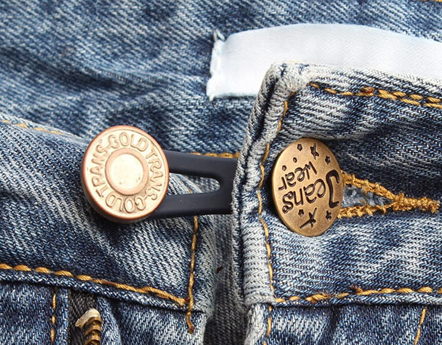 Lot de 10 Boutons de jeans rétractables