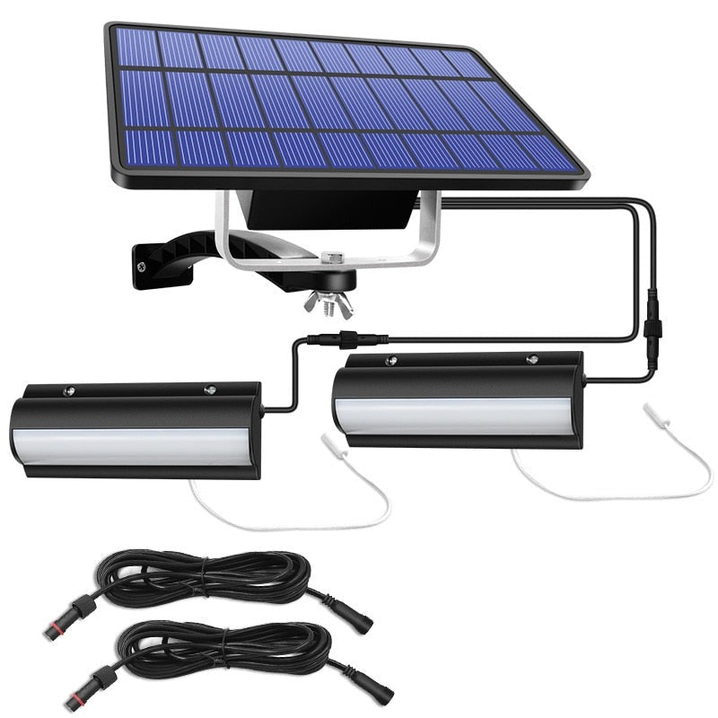 Lampe solaire avec panneau orientable