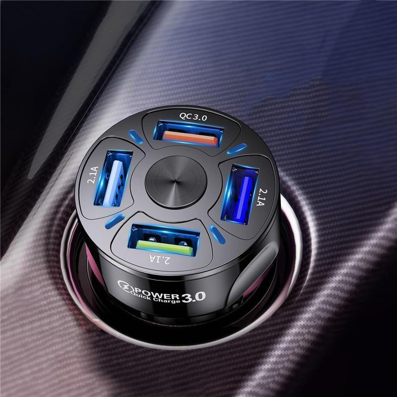 TOP VENTES - Chargeur rapide pour prise allume cigare 4 en 1