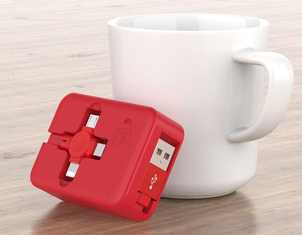 TOP VENTE I Câble de rechargement 4 en 1 pour smartphones IOS, Type C et Micro USB !