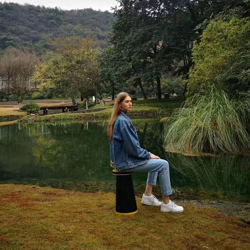 Tabouret télescopique - facile à transporter !
