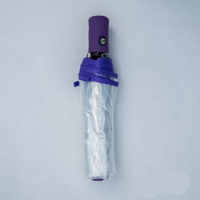 Parapluie de poche transparent