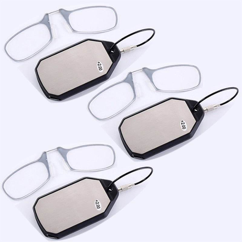 Lot de 3 portes clés lunettes de lecture
