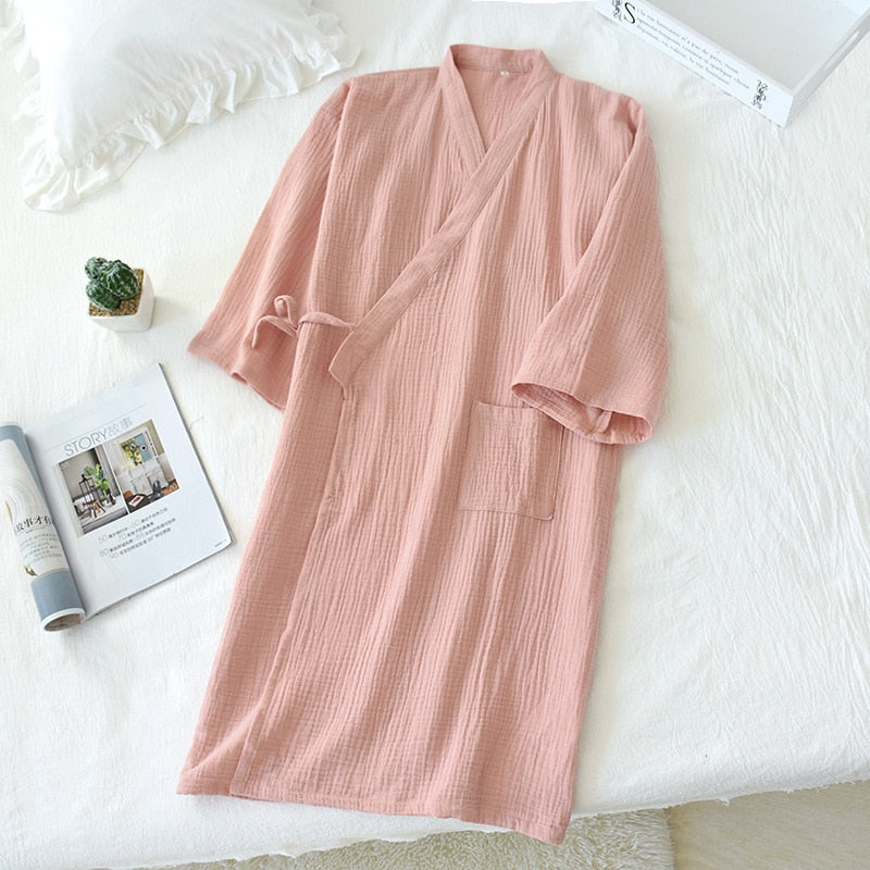 Robe de chambre style Kimono