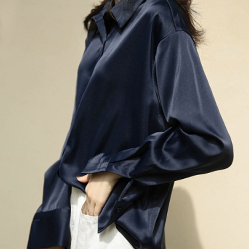 NOUVEAU - Chemisier vintage en satin