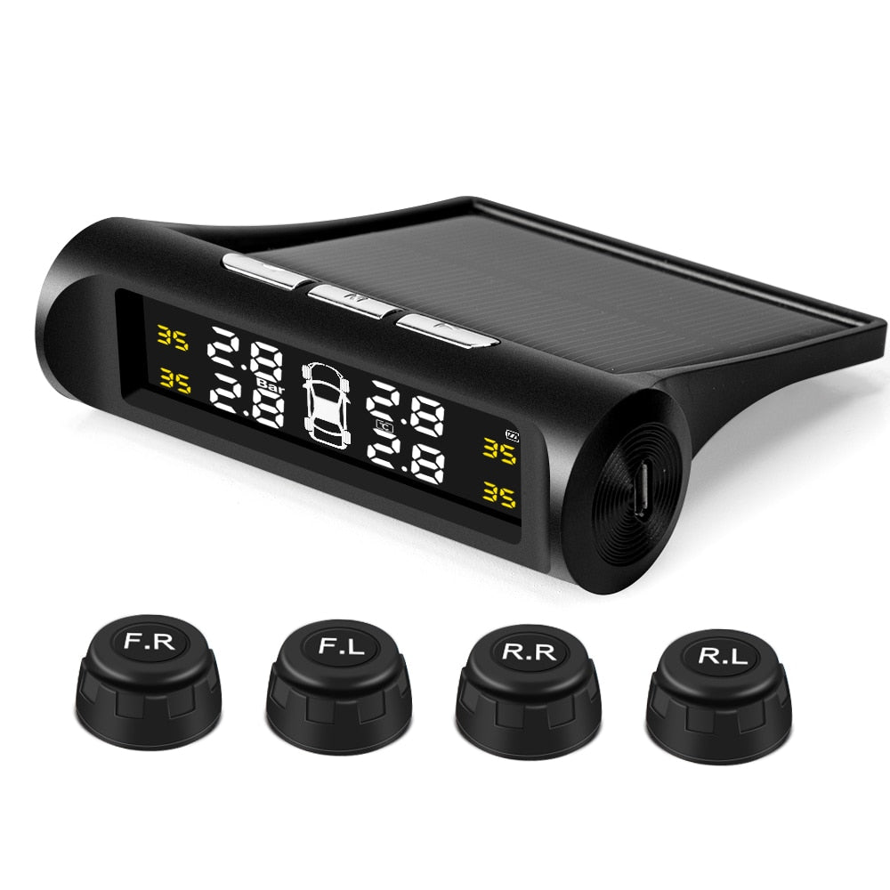 Moniteur solaire de pression de pneu