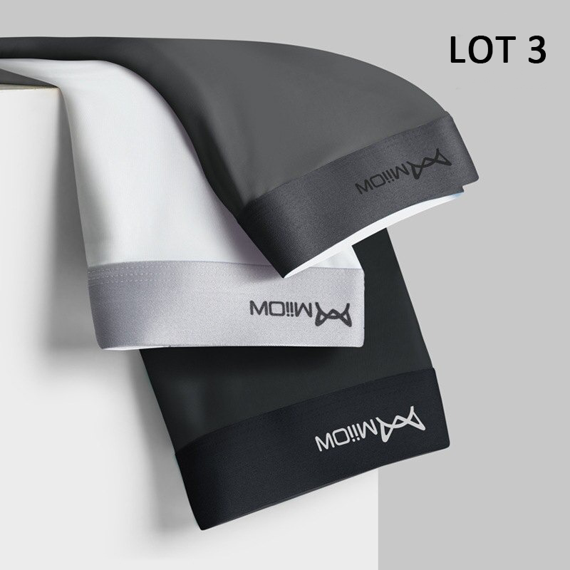 Lot de 3 Boxers Seconde Peau
