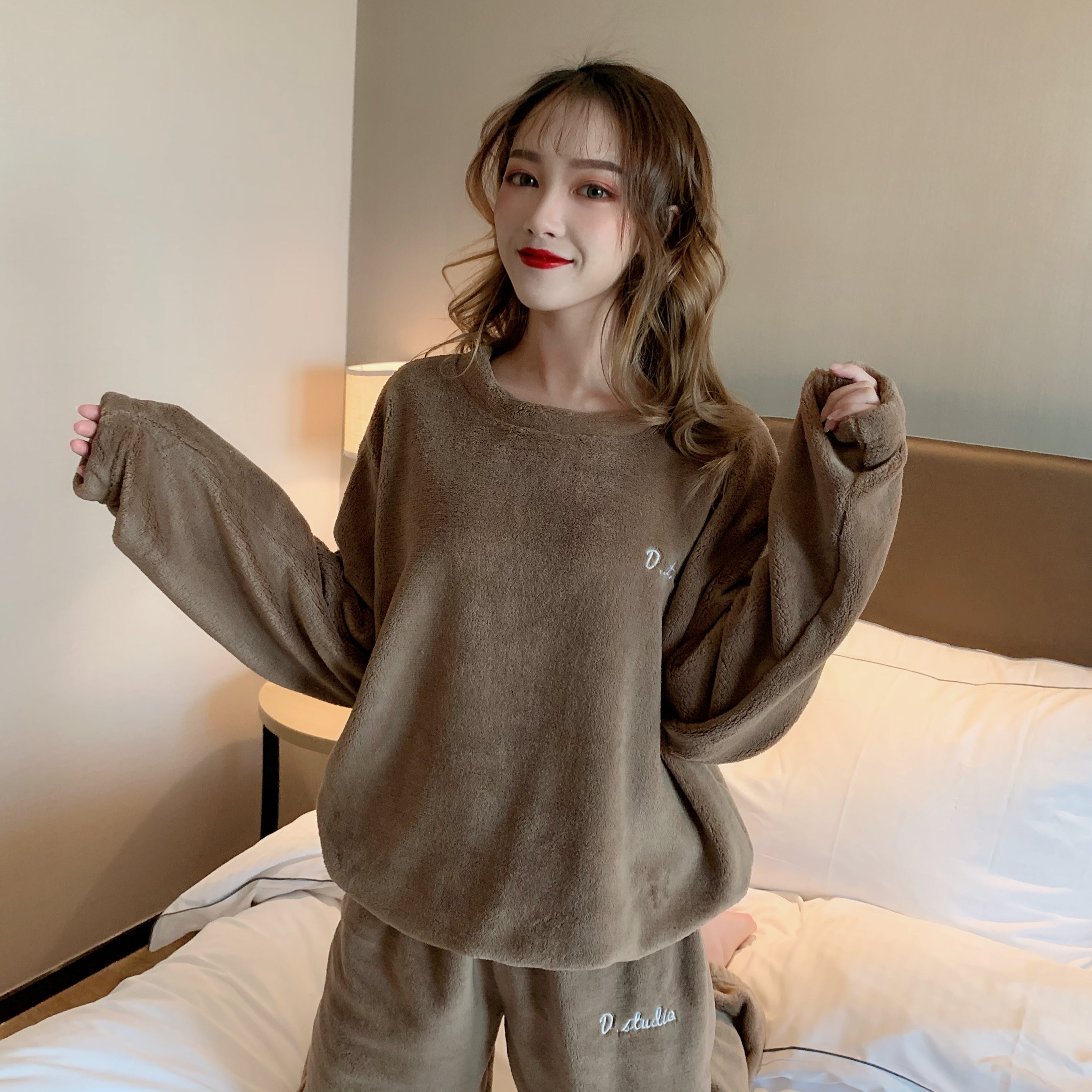 Paula - Pyjama en polaire cocooning femme