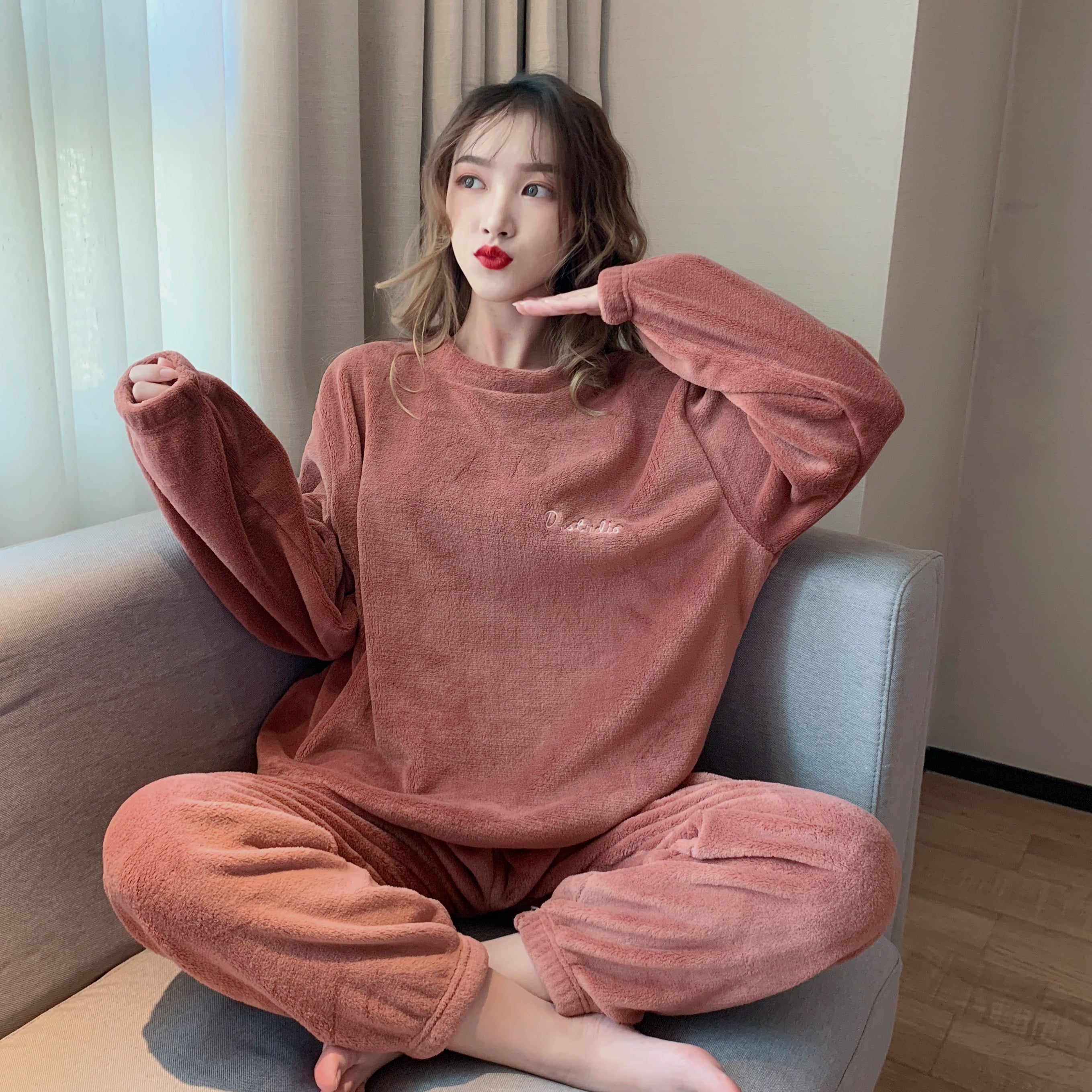 Paula - Pyjama en polaire cocooning femme