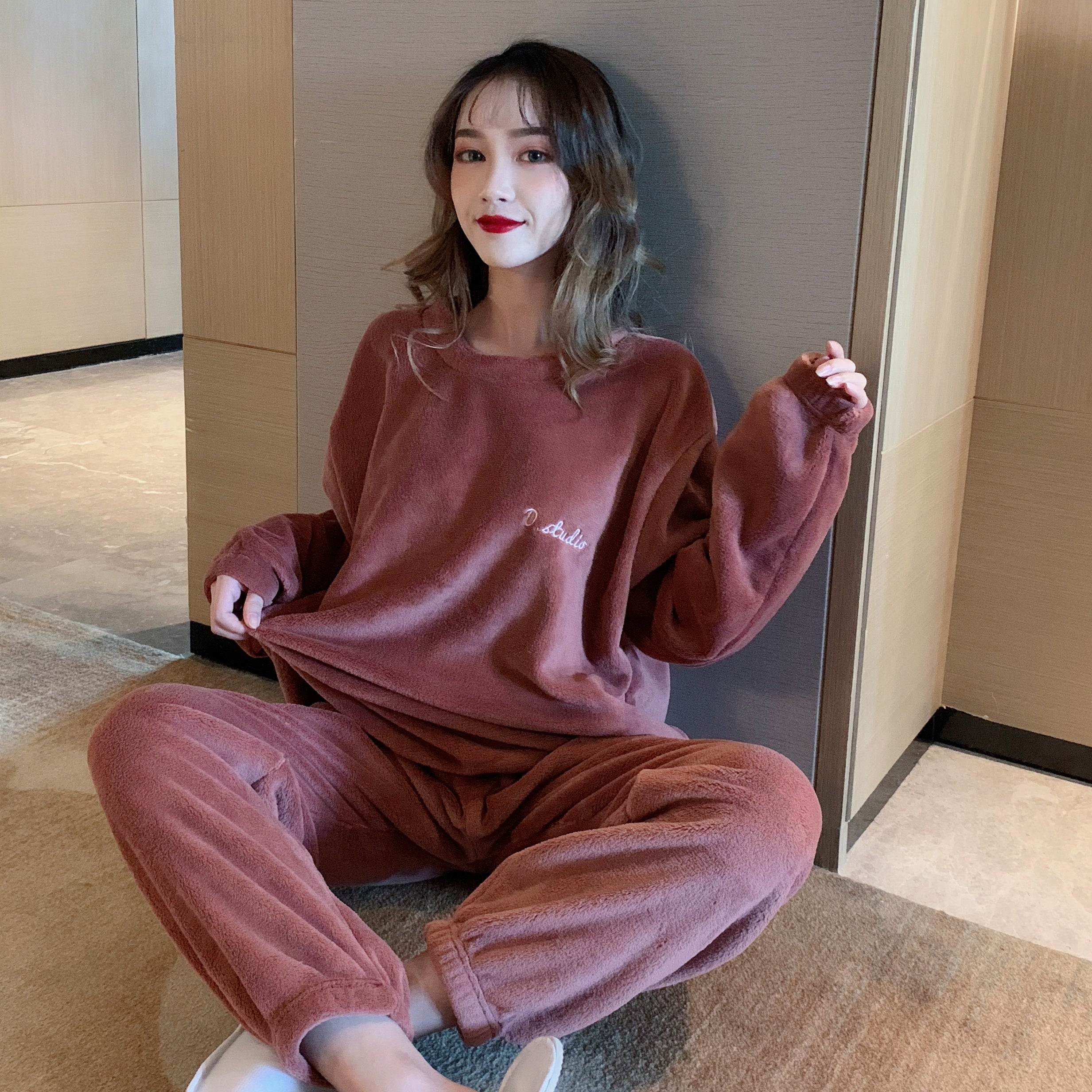 Paula - Pyjama en polaire cocooning femme