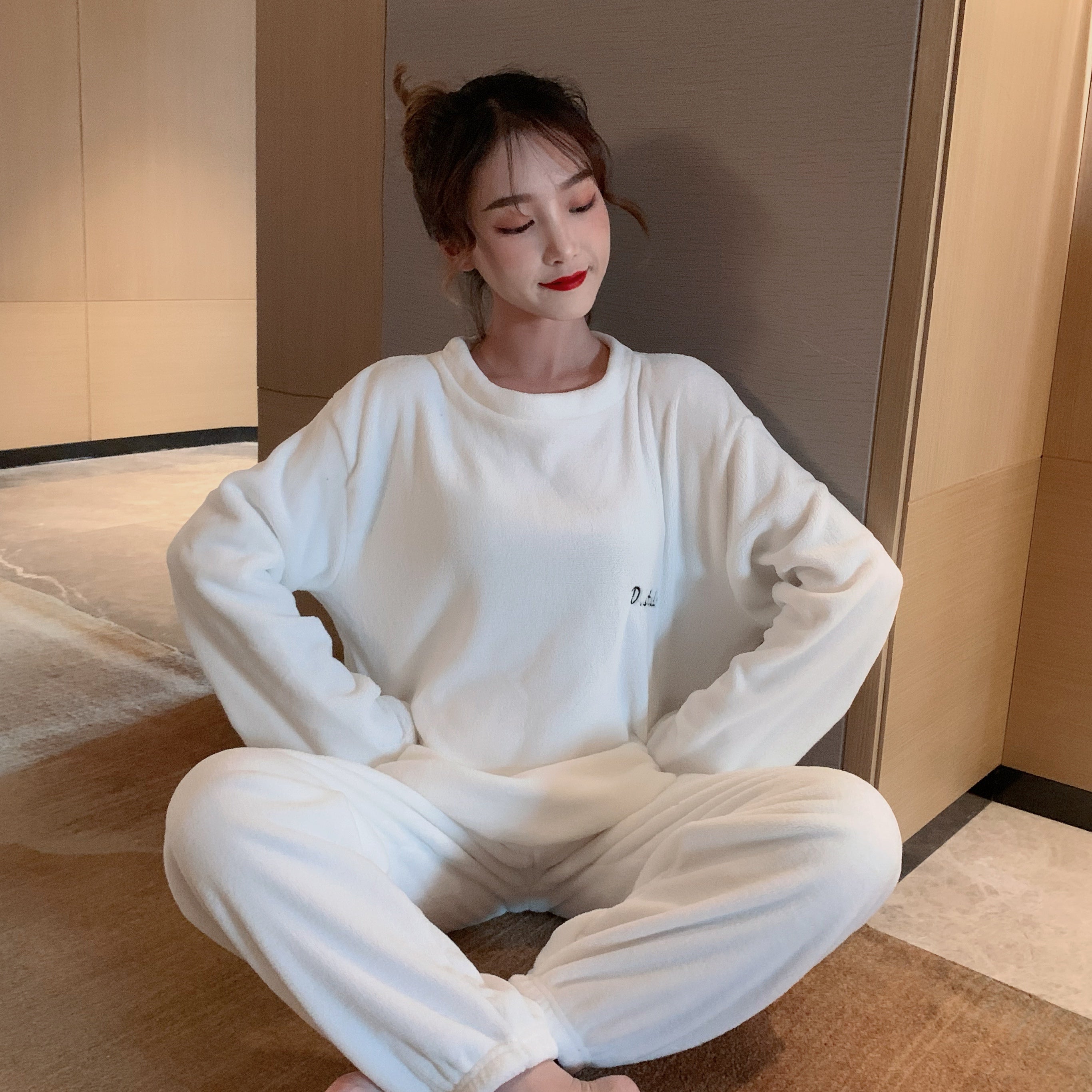 Paula - Pyjama en polaire cocooning femme