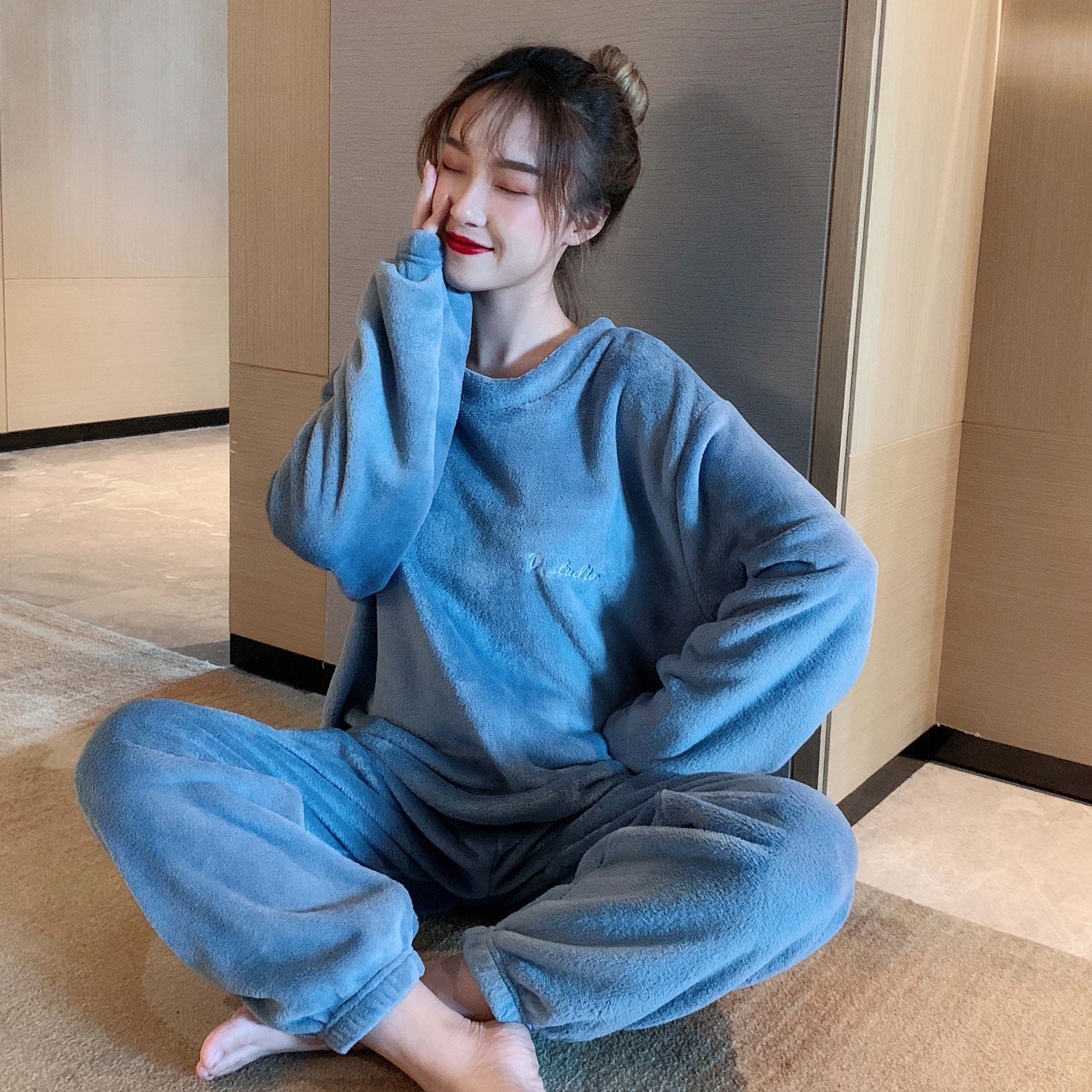 Paula - Pyjama en polaire cocooning femme