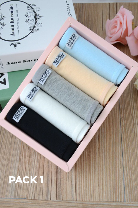 Lot de 5 Culottes en Coton