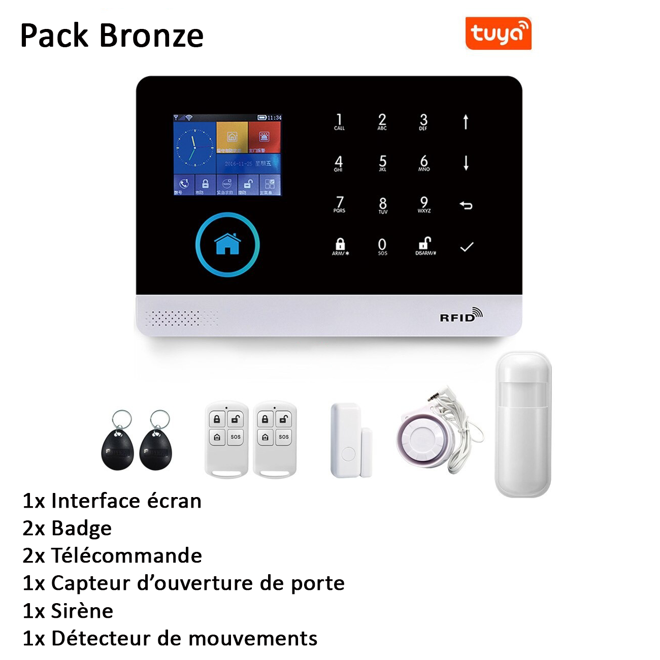 Système d'alarme domestique wifi