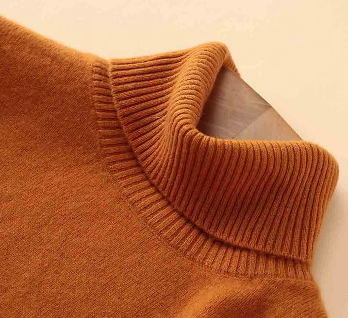 Col Roulé en Laine Mérinos