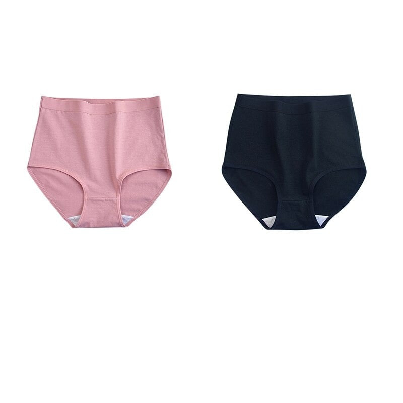 Lot de 2 Culottes Hautes en Coton