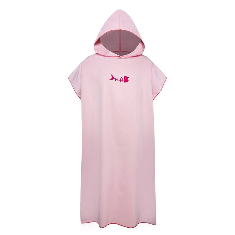 Poncho de bain en microfibre