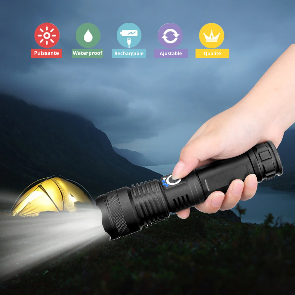 NOUVEAU I Mini lampe torche de poche ULTRA PUISSANTE