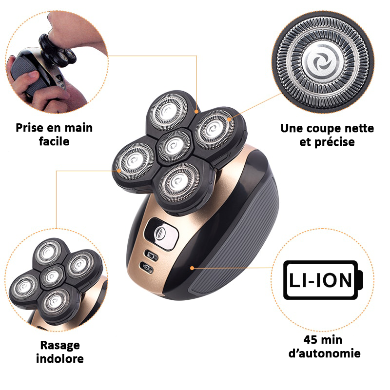 Rasoir électrique 5 en 1