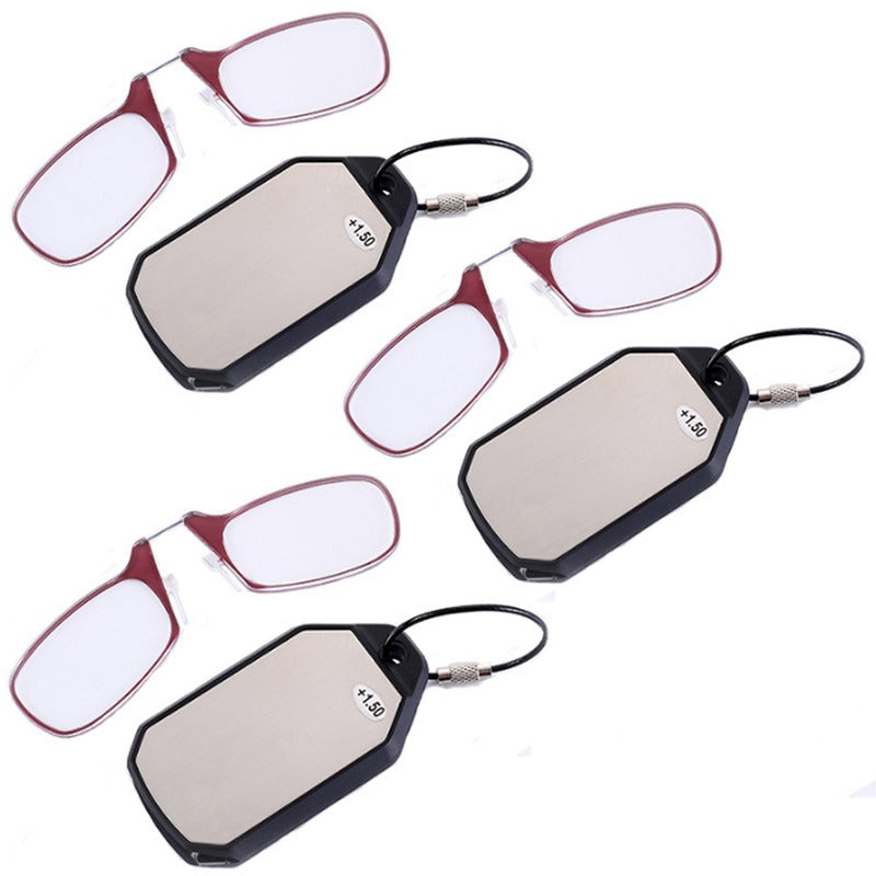 Lot de 3 portes clés lunettes de lecture