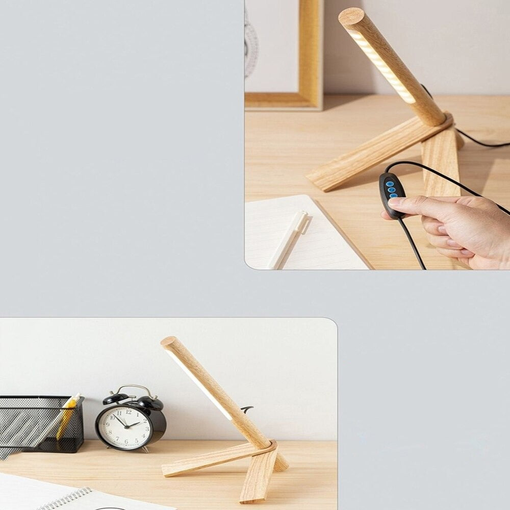 Lampe Nordique en Bois