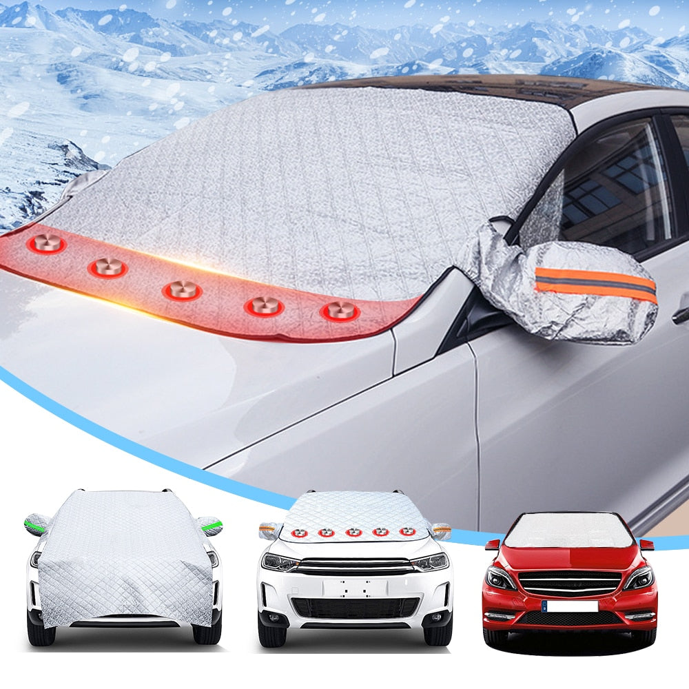 Housse Magnétique de Pare Brise Anti Neige