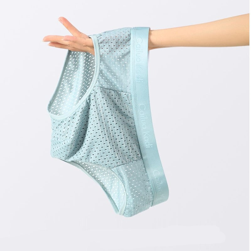 Lot de 5 Slips Antibactériens en Soie Glacée