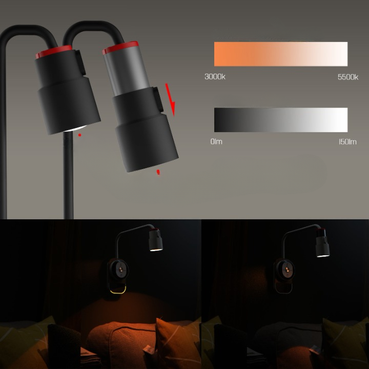 Lampe de Chevet Multi Modes