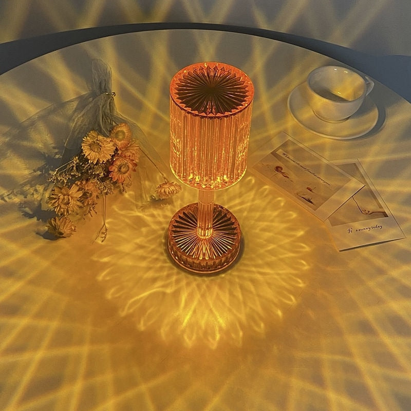 Lampe Effet Cristal Multicolore