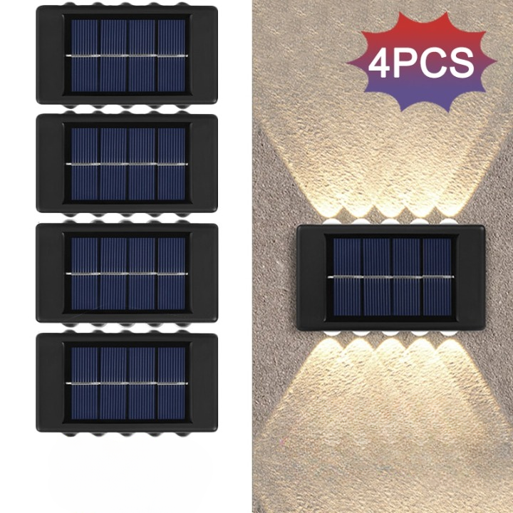 Lot de 4 Appliques Solaires Murales