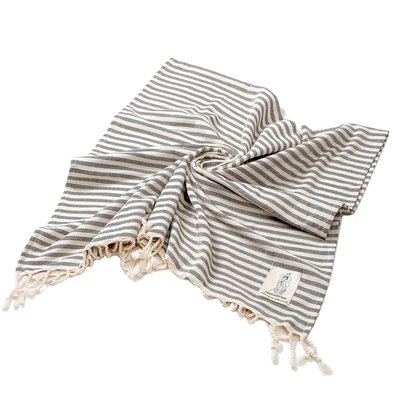 Serviette de plage 100% coton avec son sac à dos