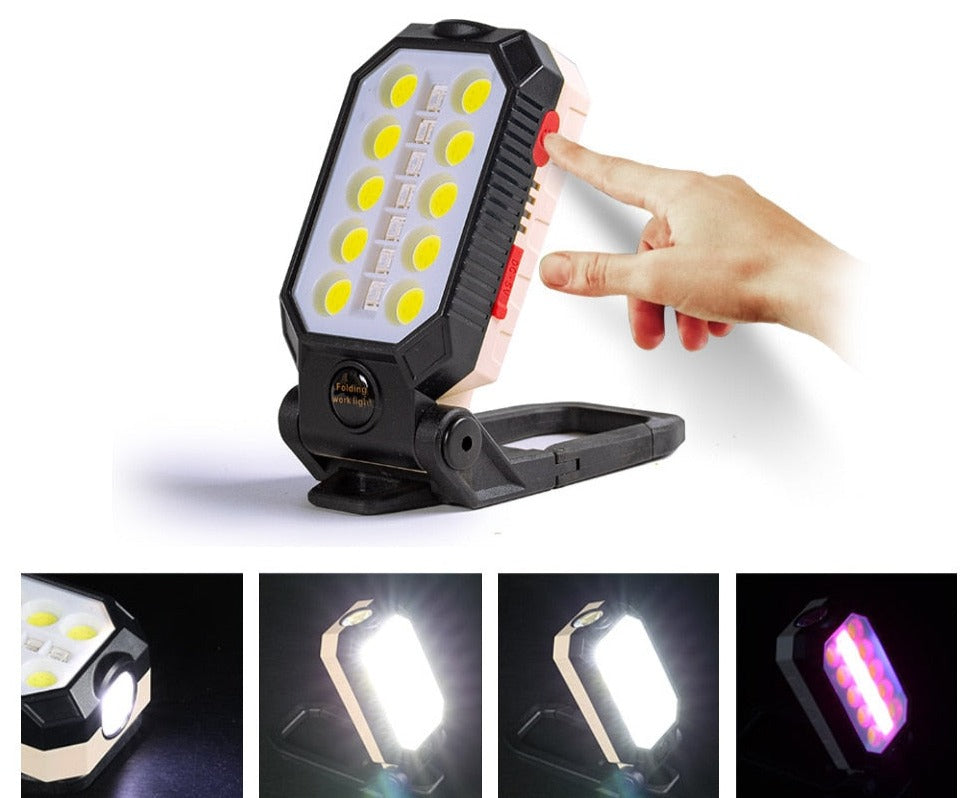Lampe de Poche Pliable Magnétique