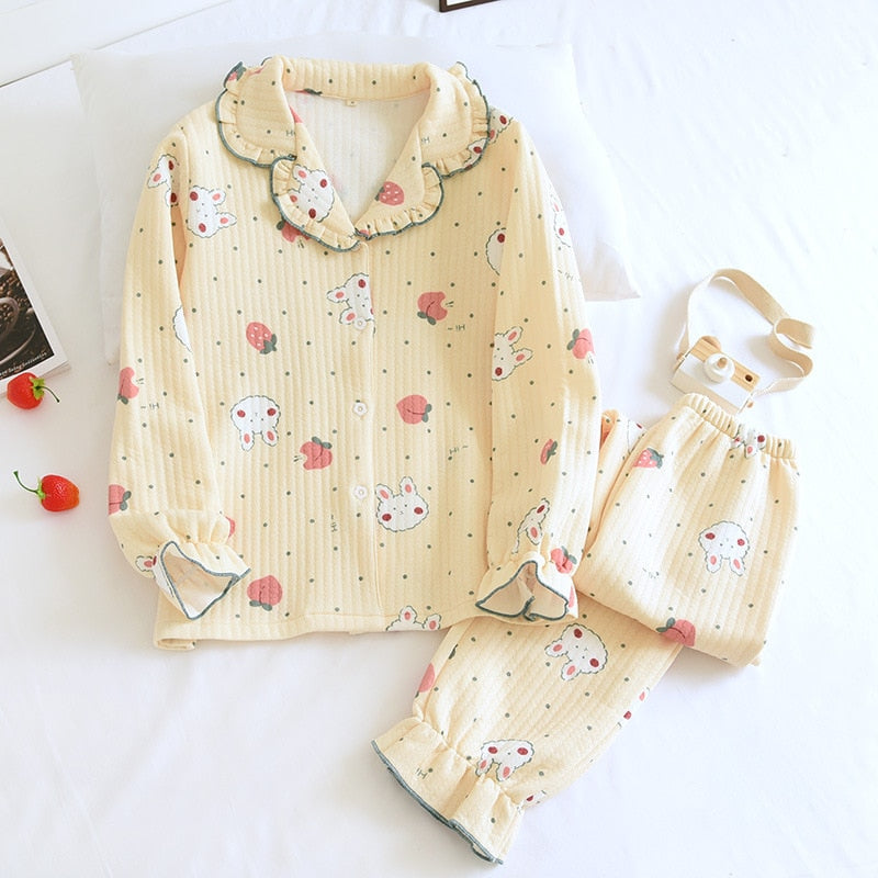 Pyjama Épais d'Hiver