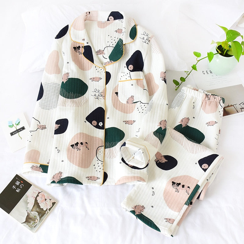 Pyjama Épais d'Hiver