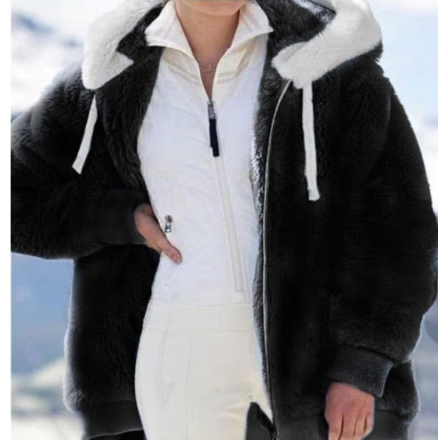 Polaire Oversize à Capuche